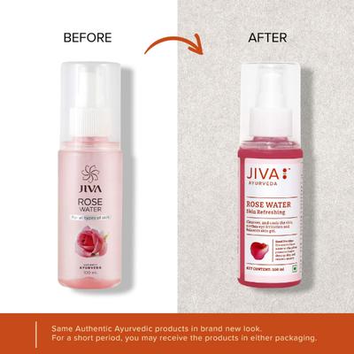 Jiva Ayurveda Rose Water Skin Refreshing 100 ml - Toners