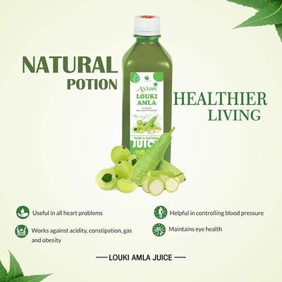 Axiom Louki Amla Juice 500 ml - Ayurvedic Juices