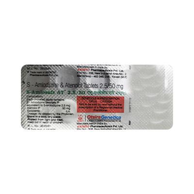 S Amlosafe AT Tablet 10'S - Hypertension-Cal
