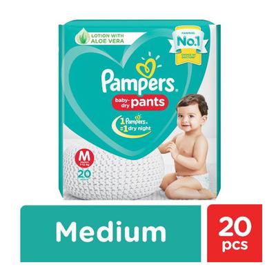 Pampers Baby Dry Pants (M) 20's - Diapers & Wipes
