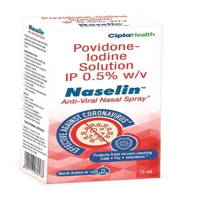 Naselin Anti-Viral Nasal Spray 15 ml - Nasal Decongestion