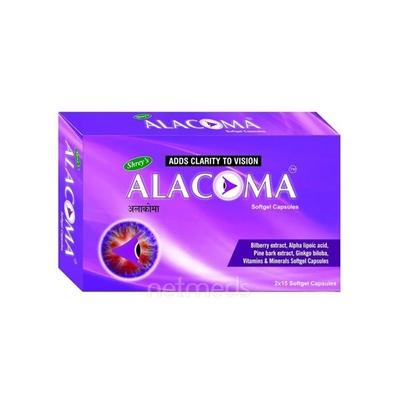 Shrey's Alacoma Softgel Capsule (Pack of 2 x 15's) - Diabetes Care (Ayush)