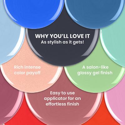 Lakme Absolute Gel Stylist Salmon Souffle 12 ml - Nail Polish