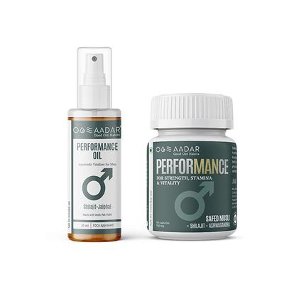AADAR Performance Pack (Performance Oil 30 ml + Performance Capsule 60's) - Sexual Healthcare