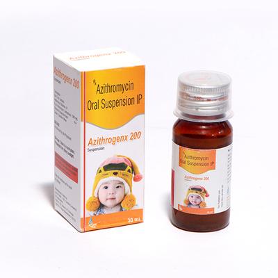 AZITHROGENX 200 Oral Suspension 30ml - Bacterial Infections-Mac
