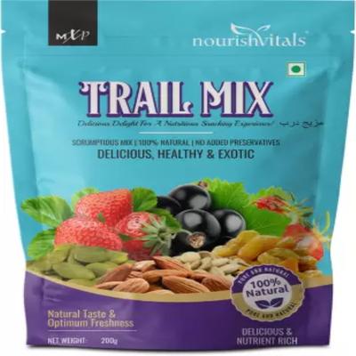 NourishVitals Trail Mix Snacks 200 gm - Nutritional Bars