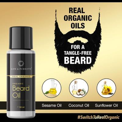 Life & Pursuits Real Organic Beard Oil 30 ml - Beard Oil
