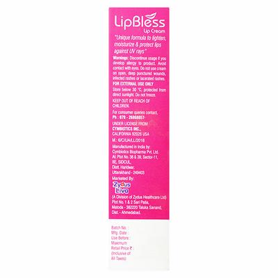 Lipbless Strawberry Lip Cream 10gm - Dry Skin-Oth