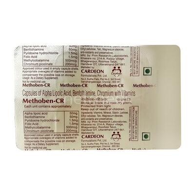 Methoben CR Capsule 10'S - Supplements-Vam