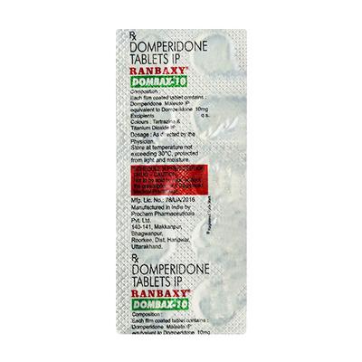 Dombax 10mg Tablet 10'S - Vomitting/Emesis-Ant