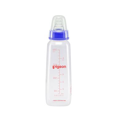 Pigeon Flexible 9+ Months PP Feeding Bottle - Blue 240 ml - Feeding & Nursing