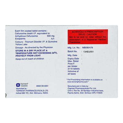 NOCKTUM 500 Tablet 10's - Bacterial Infections-Cep