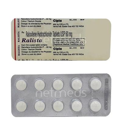 Ralista 60mg Tablet 10'S - Bone Metabolism-Age