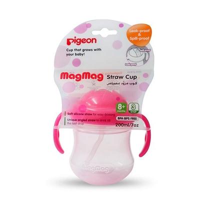 Pigeon Mag Mag Straw Cup - Pink (PP Hanging Type) - Feeding & Nursing