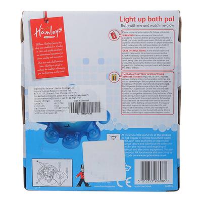 Hamleys Floating Light Up Octopus Bath Toy - Blue - Bathing Essentials