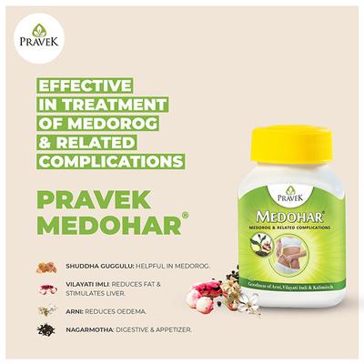 Pravek-T Herbal Slimming Tea Bag 30's + Medohar Capsule 30's 30's - Speciality Medicines