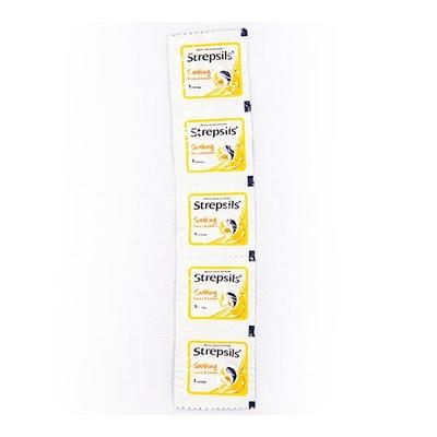 Strepsils Sore Throat Lozenges - Orange (100's + 10's Free) - Sore Throat Lozenges