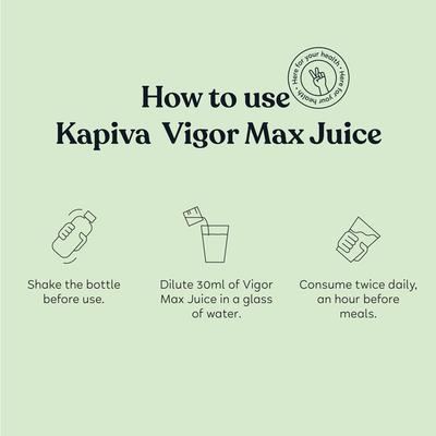 Kapiva Vigor Max Juice 1 ltr - Sexual Healthcare
