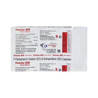 POLESTAR DSR Capsule 10's - Ulcer/Reflux/Flatulence-Aaa