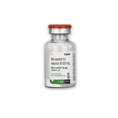 Meronic 0.5mg Injection 1'S - Bacterial Infections-OAB