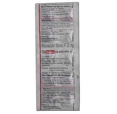 Ibstatin 20mg Tablet 10'S - High Cholesterol-Dys