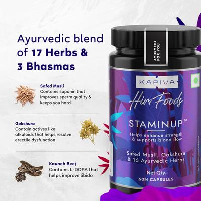 Kapiva Himfoods Staminup Capsule 60 gm - Sexual Healthcare