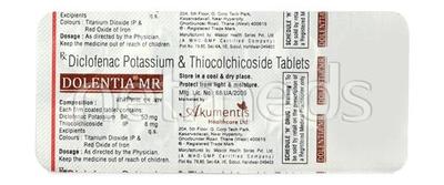 Dolentia MR Tablet 10'S - Pain relief-Nsa