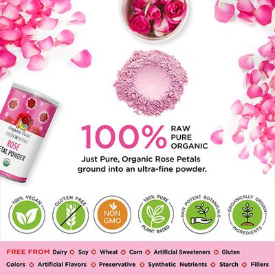 Organic Veda Rose Petal Powder 454 gm - Personal Care (Ayush)