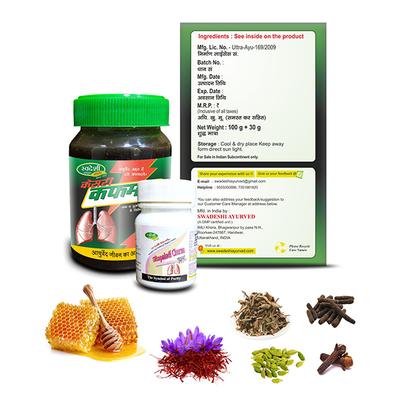 Swadeshi Ayurved Combo Pack (Kesari Kauffmadhu 100 gm + Sitopaladi Churna 30 gm) - Cough Syrup