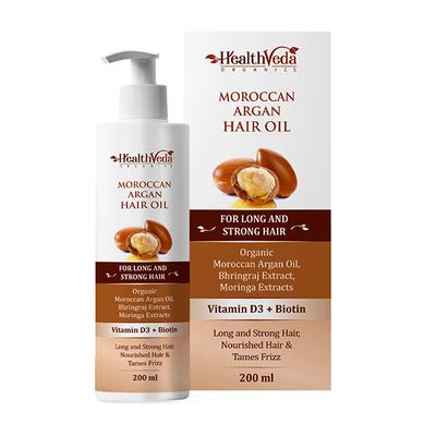 Health Veda Moroccan Argan Hair Oil 200 ml - Hair Oils