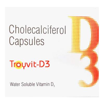 TROYVIT D3 Capsule 8's - Supplements-Vit