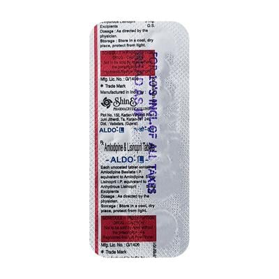 ALDO L Tablet 10's - Hypertension-ACE