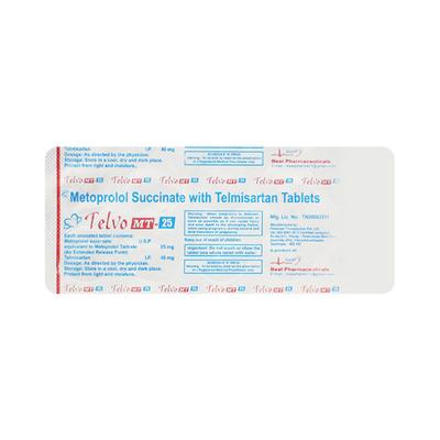 TELVO MT 25mg Tablet 10's - Hypertension-Ana