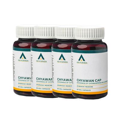 Age Ayurveda Chyawan Cap Veg. Capsule (Pack of 4 x 60's) - Chyawanprash