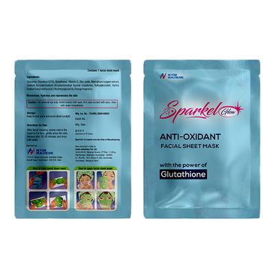 Sparkel Glow Anti-Oxidant Facial Sheet Mask 10's - Masks & Peels