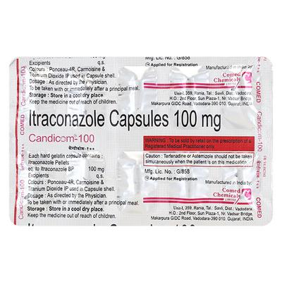 Candicom 100mg Capsule 10'S - Fungal Infections-Anf