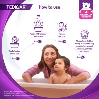 TEDIBAR BATHING Bar 100 gm - Baby Soap