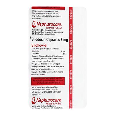 SILOFLOW 8 Capsule 10's - Bladder And Prostate Disorders-Dru