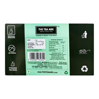 The Tea Ark Organic Mint Tea Bag - Green Tea 25's - Herbal/Green Teas