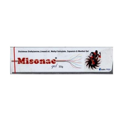 Misonac Gel 30gm - Pain relief-Nsa