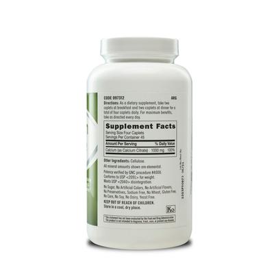 GNC Calcium Citrate 1000 mg Veg Caplet 180's - Calcium And Minerals