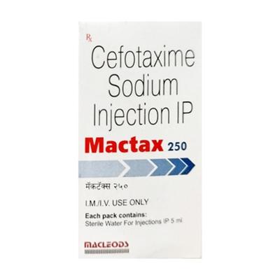 MACTAX 250mg Injection 1's - Bacterial Infections-Cep