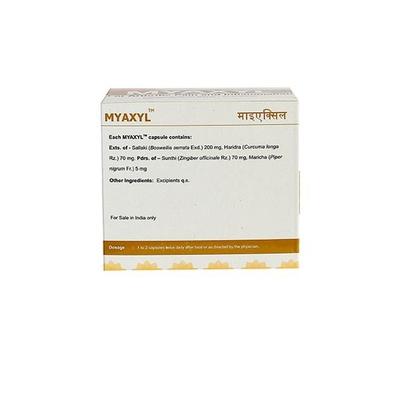 Kerala Ayurveda Myaxyl Capsules (Pack of 10 x 10's) - Speciality Medicines