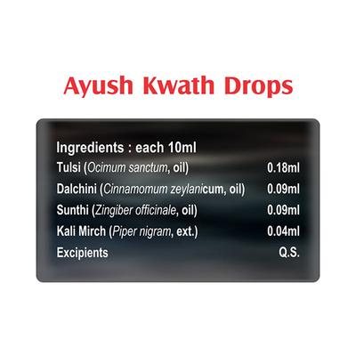 Swadeshi Ayurved Ayush Kwath Drops 30 ml - Health Products