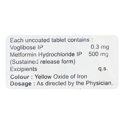 VOGLIBASE M 3 Tablet 10's - Diabetes-Ant
