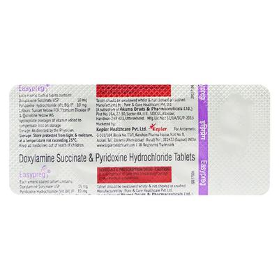 EASYPREG Tablet 10's - Vomitting/Emesis-Ant