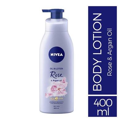Nivea Oil In Lotion Rose & Argan Oil for Dry Skin 400 ml - Lotions & Creams