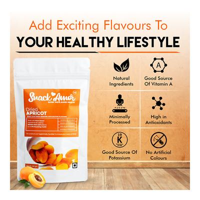 Snack Amor Dried Apricots 100 gm - Nutritional Bars