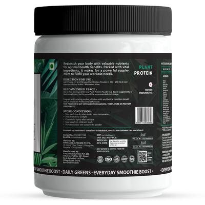 Nirvasa Plant Protein Powder - Chocolate Flavour (Pack of 5 x 400 gm) 1's - Protein Drink