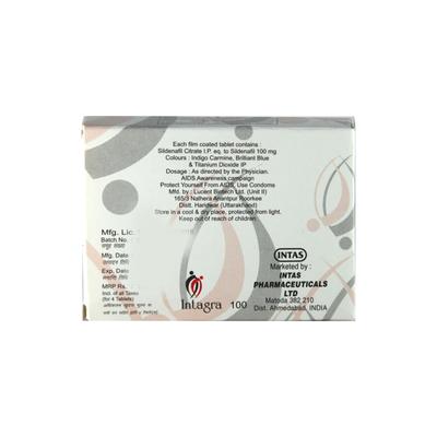 Intagra 100mg Tablet 4'S - Impotence/Erectile Dysfunction (Ed)